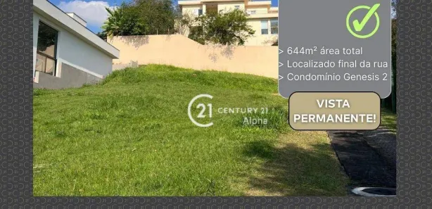 Lote/Terreno à venda, 644m² no Alphaville, Santana de Parnaíba
