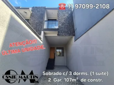 Sobrado com 3 Quartos à venda, 107m² no Parque São Lucas, São Paulo