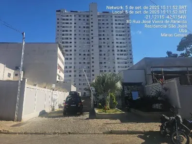 Apartamento com 2 Quartos à venda, 41m² no Residencial São José, Ubá