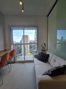 Flat com 1 Quarto para venda ou aluguel, 27m² no Vila Olímpia, São Paulo