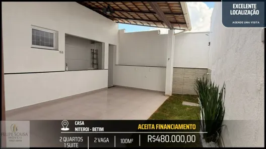 Casa com 2 Quartos à venda, 100m² no Niterói, Betim