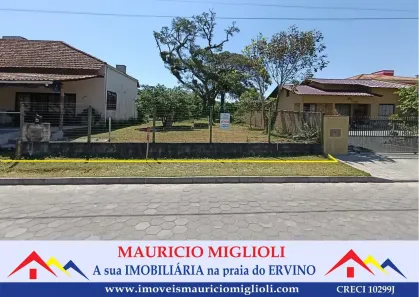 Lote/Terreno à venda, 420m² no Praia do Ervino, São Francisco do Sul