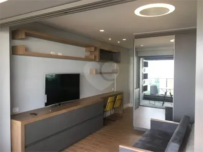 Apartamento com 1 Quarto para alugar, 42m² no Brooklin Paulista, São Paulo