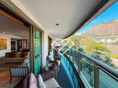 Apartamento com 4 Quartos para alugar, 258m² no Lagoa, Rio de Janeiro