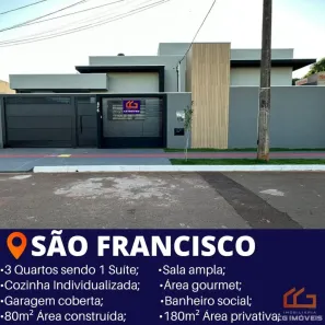 Casa com 3 Quartos à venda, 110m² no Bairro Seminário, Campo Grande
