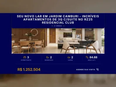 Apartamento com 3 Quartos à venda, 84m² no Jardim Camburi, Vitória