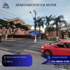Apartamento com 3 Quartos à venda, 69m² no Espírito Santo, Betim