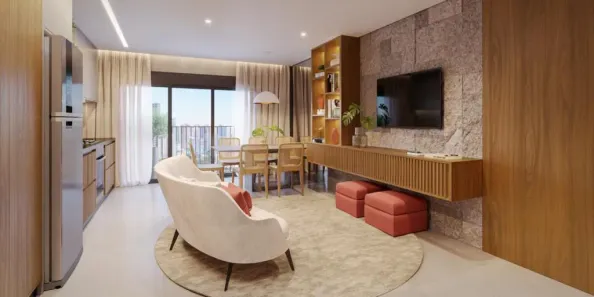 Apartamento com 1 Quarto à venda, 49m² no Jardim Goiás, Goiânia