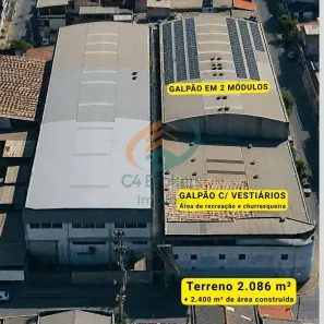 Galpão/Depósito/Armazém à venda, 2086m² no Jardim Presidente Dutra, Guarulhos