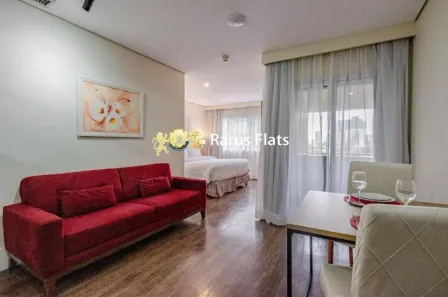 Flat com 1 Quarto à venda, 32m² no Cidade Monções, São Paulo