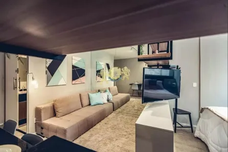 Flat com 1 Quarto para alugar, 28m² no Vila Olímpia, São Paulo