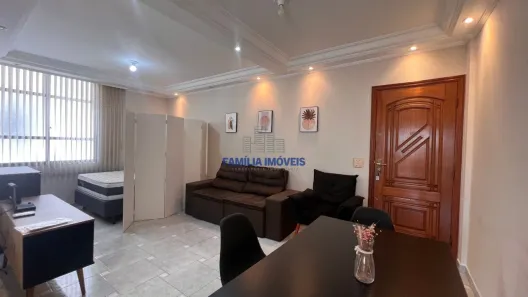 Apartamento com 1 Quarto para alugar, 66m² no Pompéia, Santos
