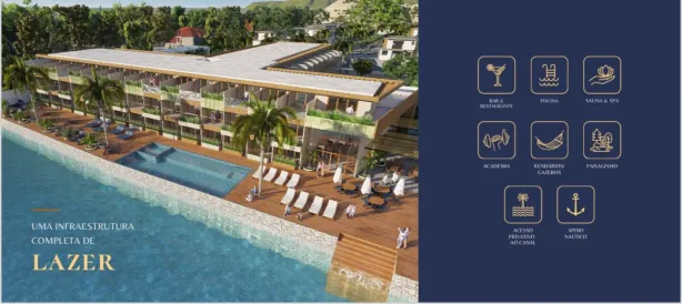 Apartamento com 1 Quarto à venda, 25m² no Passagem, Cabo Frio