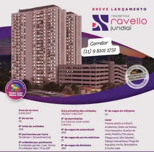 Apartamento com 2 Quartos à venda, 45m² no Vila Nambi, Jundiaí