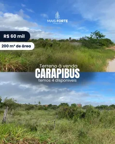 Lote/Terreno à venda, 200m² no Praia de Carapibus, Conde