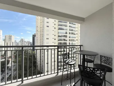 Apartamento com 1 Quarto para alugar, 24m² no Cidade Monções, São Paulo