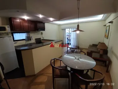 Flat com 1 Quarto para alugar, 50m² no Moema, São Paulo