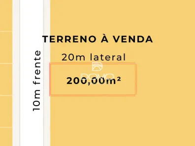 Lote/Terreno à venda, 200m² no Vista Linda, Cascavel