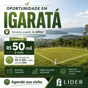 Lote/Terreno à venda, 600m² no , Igaratá