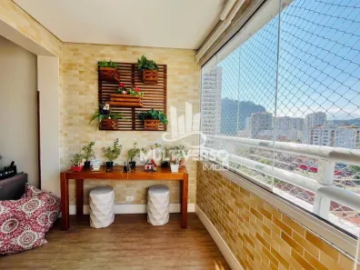 Apartamento com 3 Quartos à venda, 105m² no Gonzaga, Santos