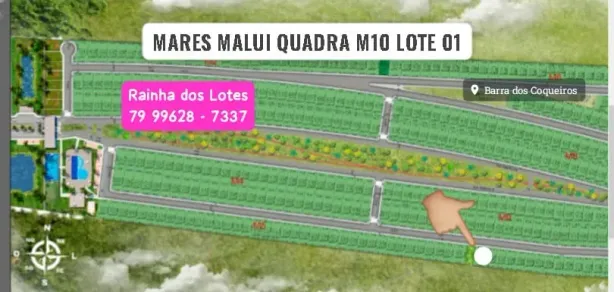 Lote/Terreno à venda, 258m² no , Barra dos Coqueiros