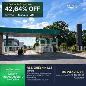 Lote/Terreno à venda, 250m² no Flores, Manaus
