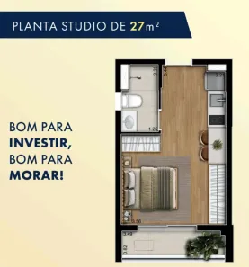 Apartamento com 1 Quarto à venda, 22m² no Vila Progredior, São Paulo