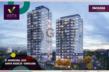 Apartamento com 2 Quartos à venda, 48m² no Jardim Santa Rosália, Sorocaba