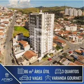 Apartamento com 3 Quartos à venda, 86m² no Jardim Country Club, Poços de Caldas