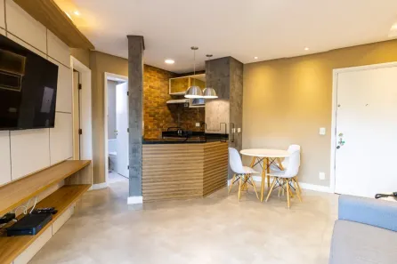 Apartamento com 1 Quarto para alugar, 44m² no Itaim Bibi, São Paulo