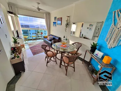 Apartamento com 2 Quartos para alugar, 65m² no Loteamento João Batista Julião, Guarujá