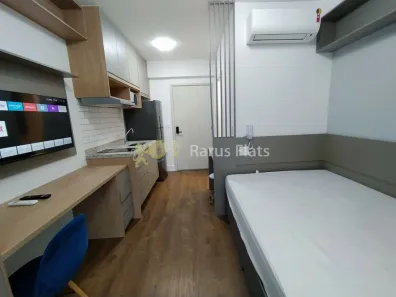 Flat com 1 Quarto para alugar, 22m² no Jardim das Acácias, São Paulo