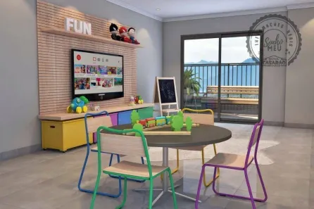 Apartamento com 3 Quartos à venda, 106m² no Canto do Forte, Praia Grande