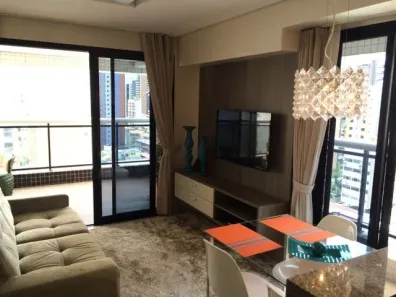 Apartamento com 2 Quartos para alugar, 83m² no Meireles, Fortaleza
