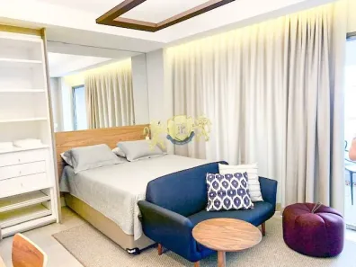 Flat com 1 Quarto para alugar, 43m² no Brooklin Paulista, São Paulo