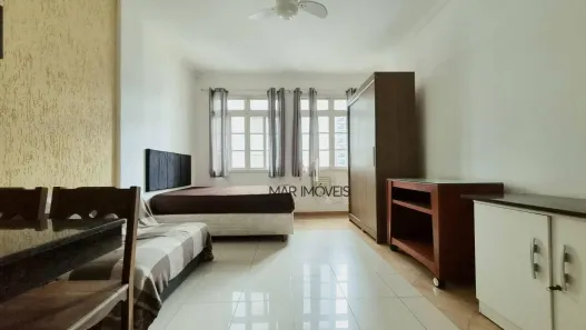 Apartamento com 1 Quarto para alugar, 42m² no Pitangueiras, Guarujá