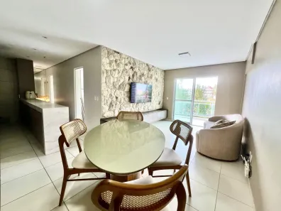 Apartamento com 2 Quartos para alugar, 100m² no Porto das Dunas, Aquiraz