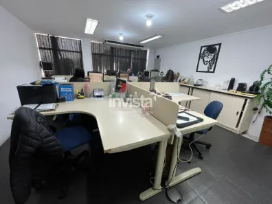 Sala Comercial para alugar, 188m² no Centro, Santos