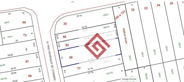 Lote/Terreno para venda ou aluguel, 387m² no Santa Terezinha, Santo André