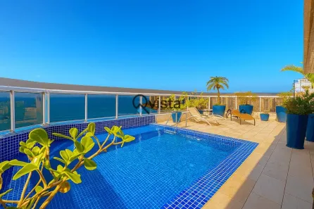 Apartamento com 6 Quartos para alugar, 557m² no Vila Luis Antônio, Guarujá