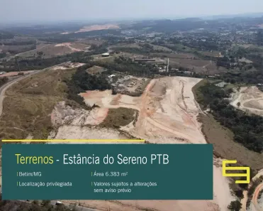 à venda, 6383m² no Estância do Sereno PTB, Betim