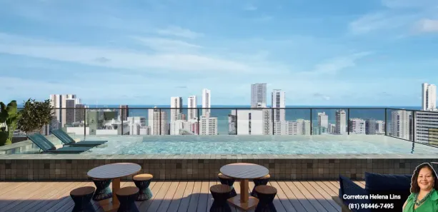 Apartamento com 1 Quarto à venda, 25m² no Boa Viagem, Recife