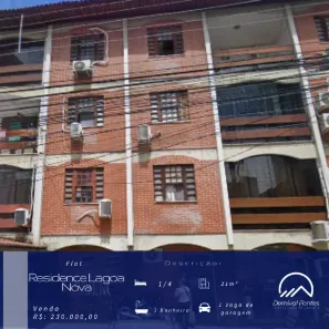 Flat com 1 Quarto à venda, 21m² no Lagoa Nova, Natal