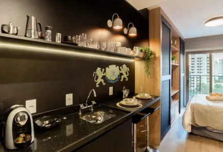 Flat com 1 Quarto à venda, 24m² no Indianópolis, São Paulo