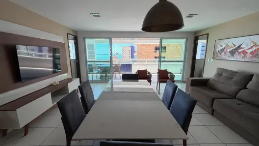 Apartamento com 3 Quartos para alugar, 110m² no Meireles, Fortaleza