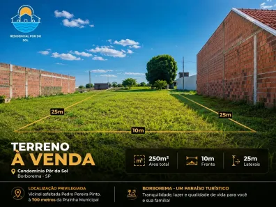 Lote/Terreno à venda, 250m² no , Borborema