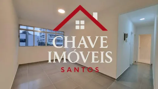 Apartamento com 2 Quartos para alugar, 73m² no Gonzaga, Santos