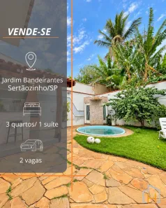 Casa com 3 Quartos à venda, 140m² no Jardim Recreio dos Bandeirantes, Sertãozinho