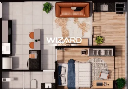 Apartamento com 1 Quarto à venda, 42m² no Encruzilhada, Santos