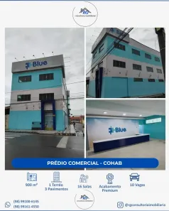 Prédio Comercial para alugar, 900m² no COHAB Anil III, São Luís